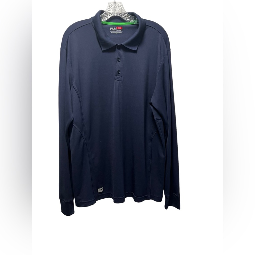 Men’s Fila sport polo golf shirt Dark blue Size L